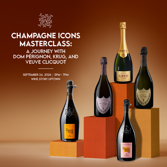 Champagne Icons Masterclass: A Journey with Dom Pérignon, Krug, and Veuve Clicquot